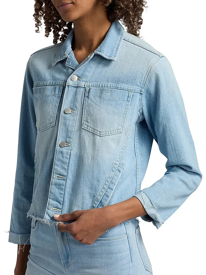 L'Agence Janelle Slim Raw Jacket - Bayridge