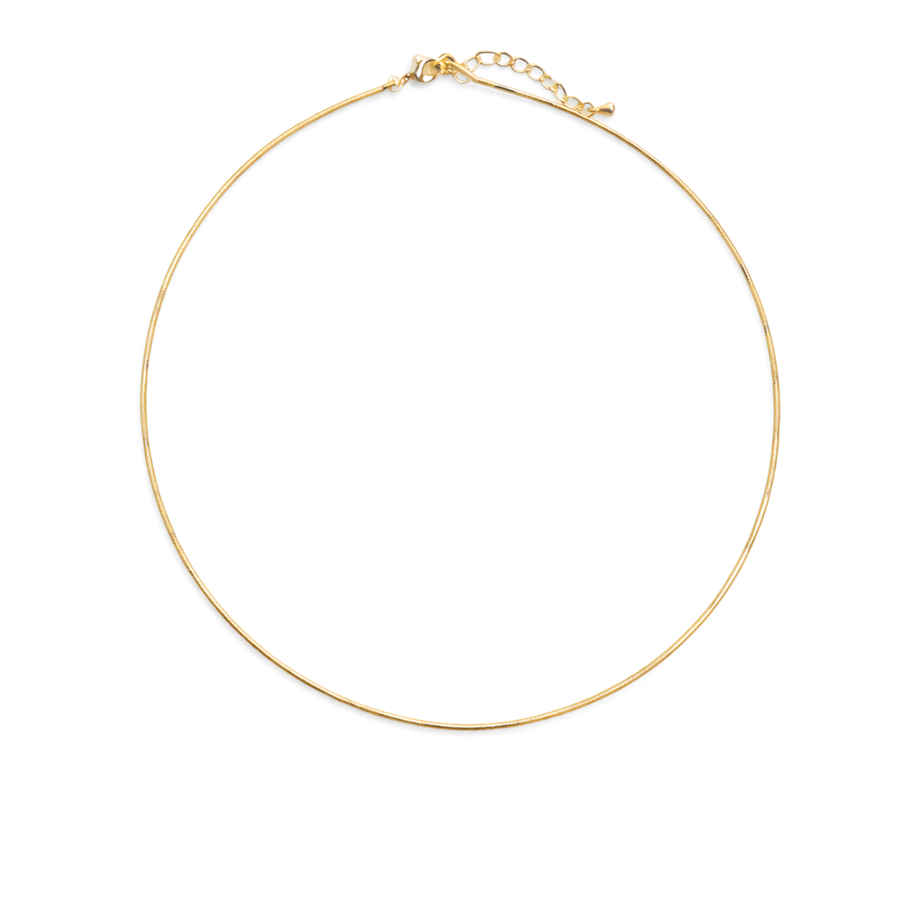 Sahira Gold Wire Necklace