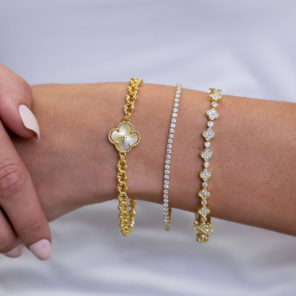 Sahira Dainty Gracie Tennis Bracelet