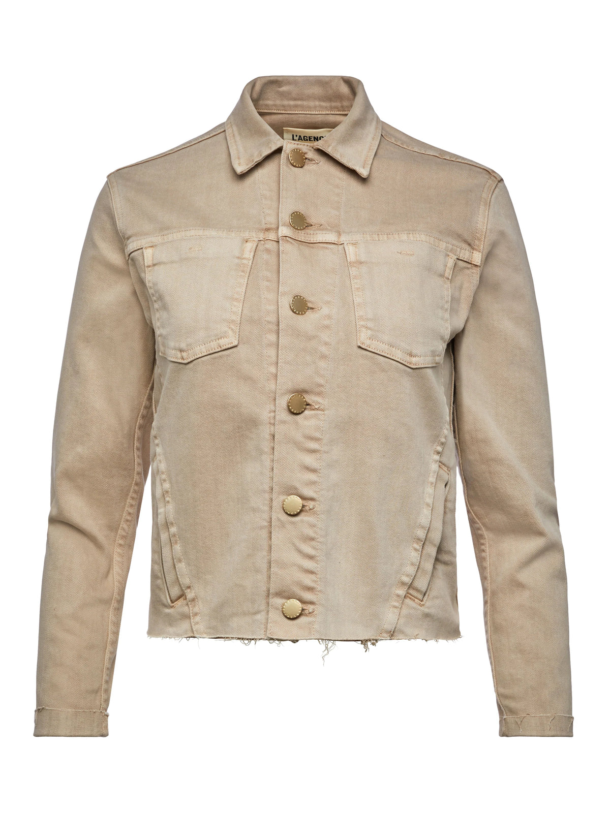 Janelle Denim Jacket - Biscuit