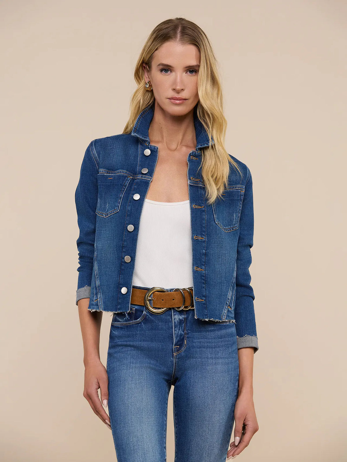 L'Agence Janelle Jean Jacket - Authentique