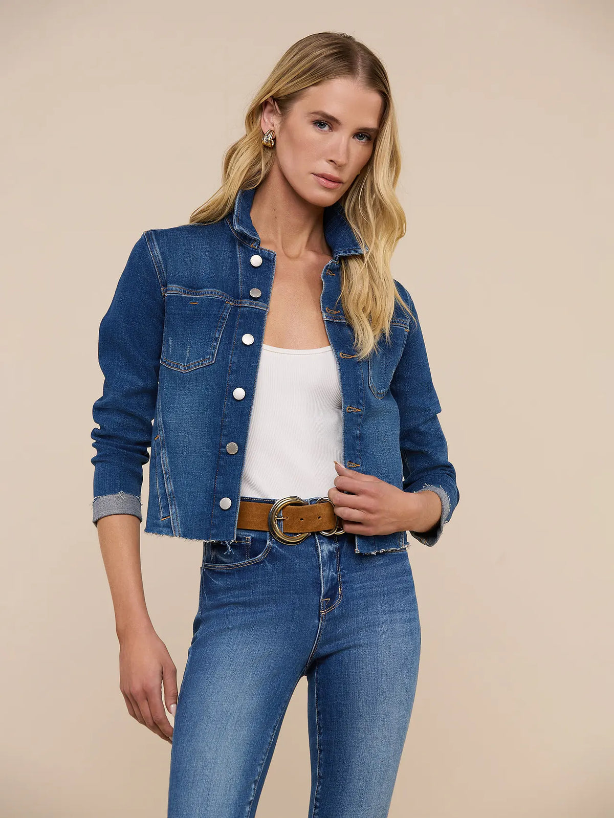 L'Agence Janelle Jean Jacket - Authentique