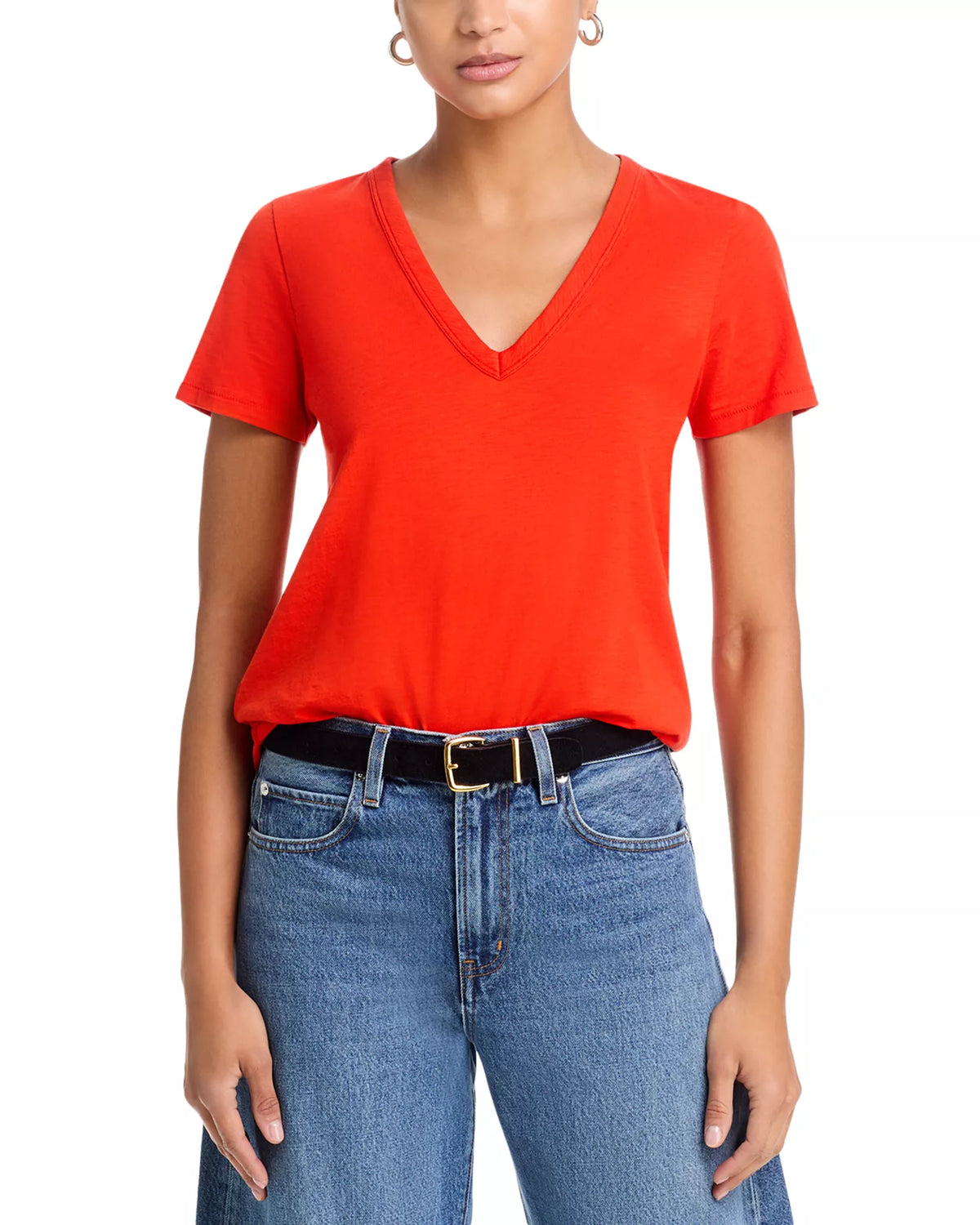 rag&bone Slub Vee - Red