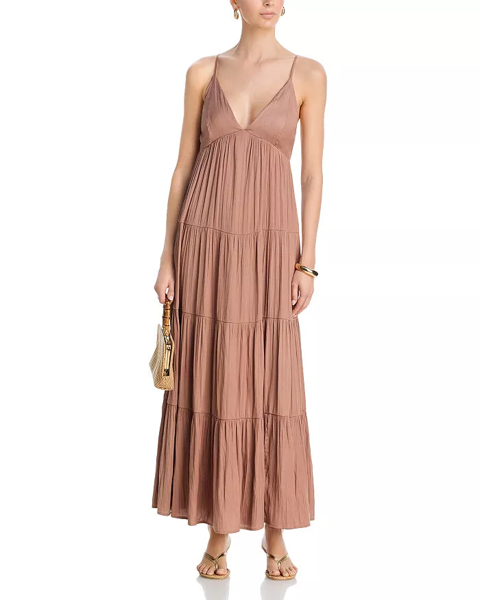 L'Agence Lua Maxi Dress - Hazelnut