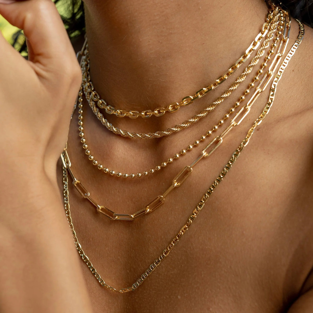 Sahira Jewelry Design Carrie Link Necklace - 16"