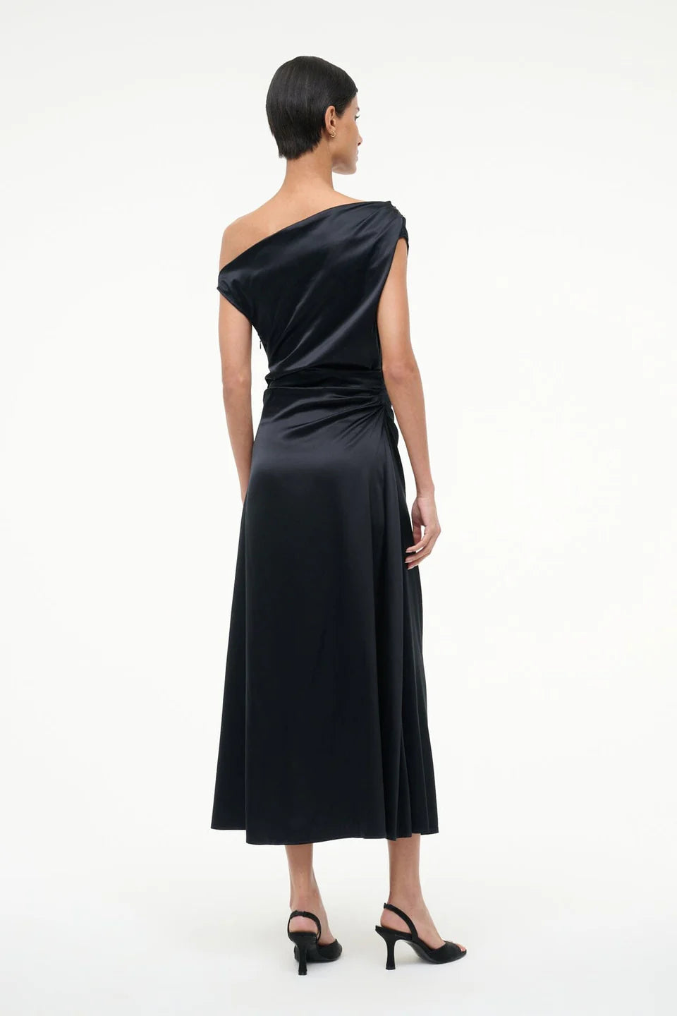 Staud Phare Silk Dress - Black
