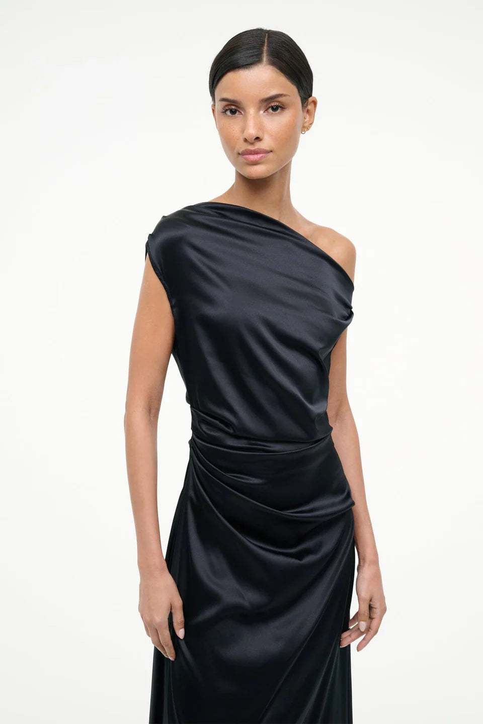 Staud Phare Silk Dress - Black