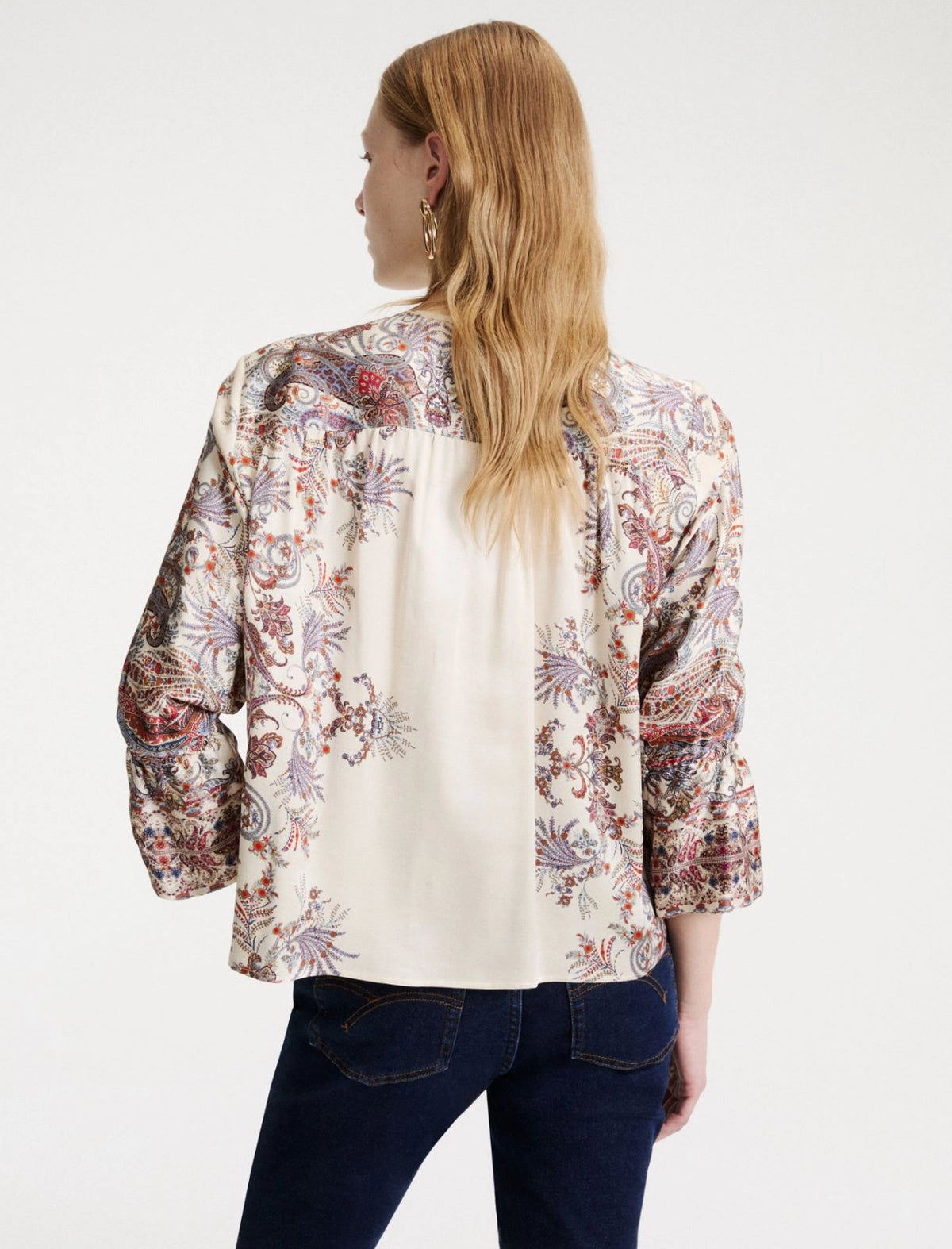 Marella Printed satin shirt