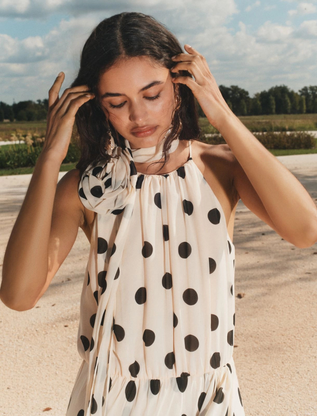 Marella Fiero Polka Dot Dress