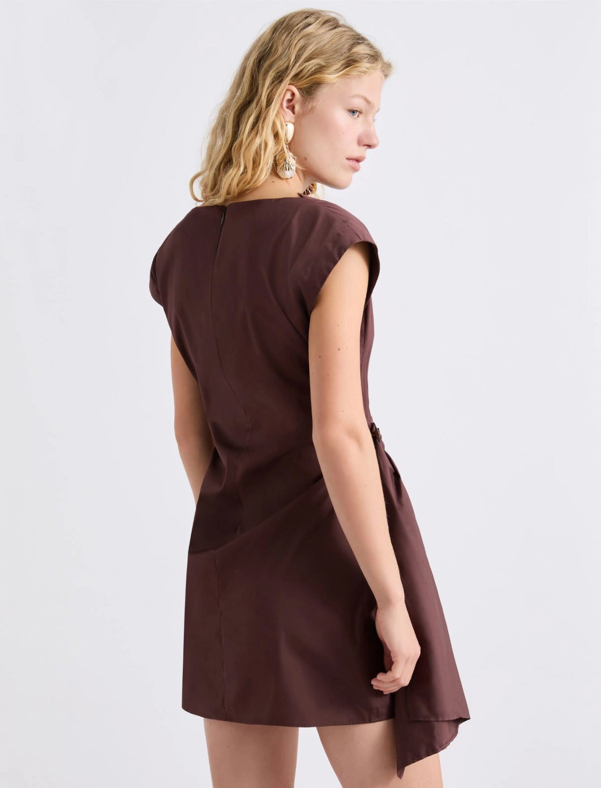 Sabine Draped Mini Dress