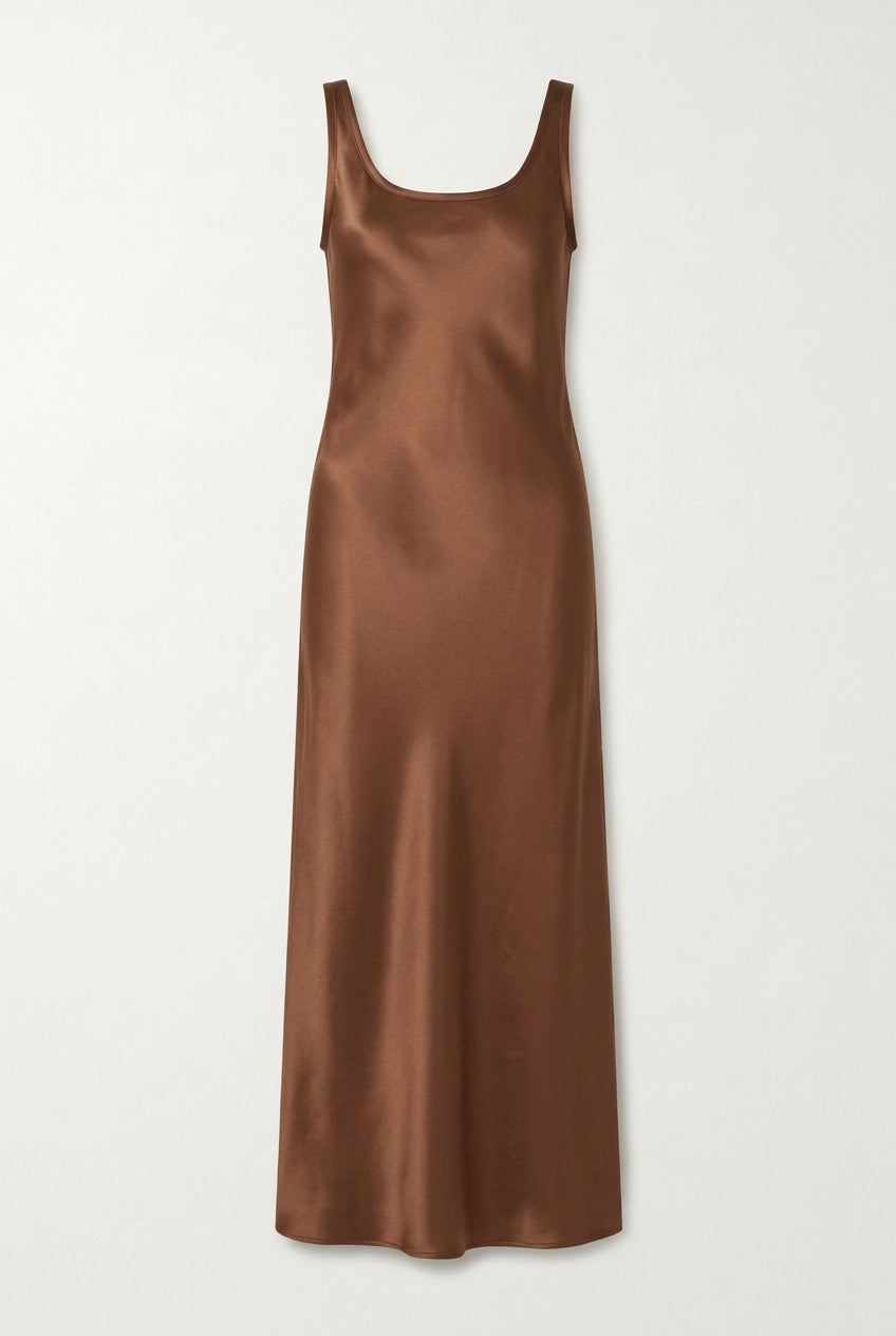 Marella Oliato Midi Dress - Caramel