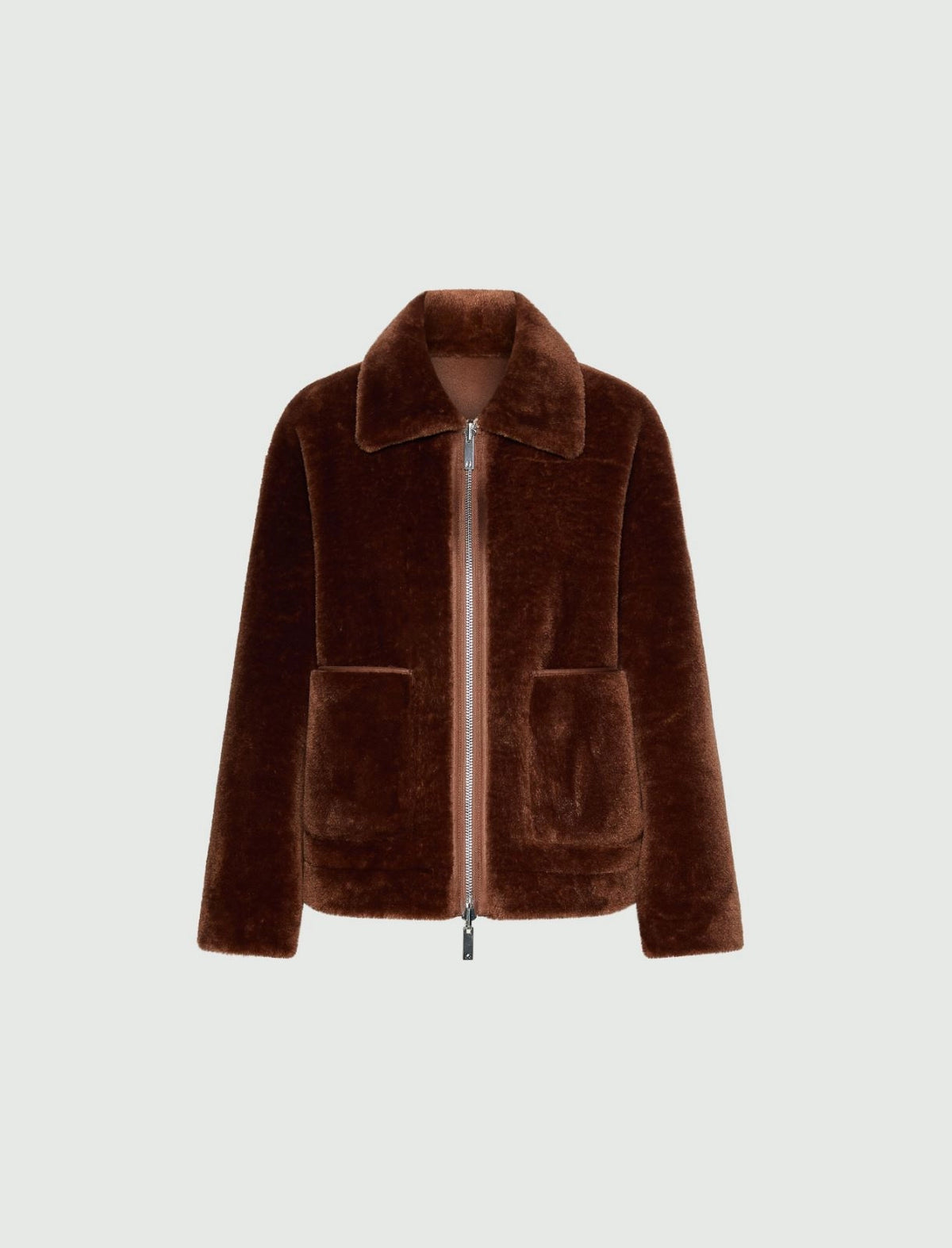 Marella Reversible cocoon jacket - CARAMEL
