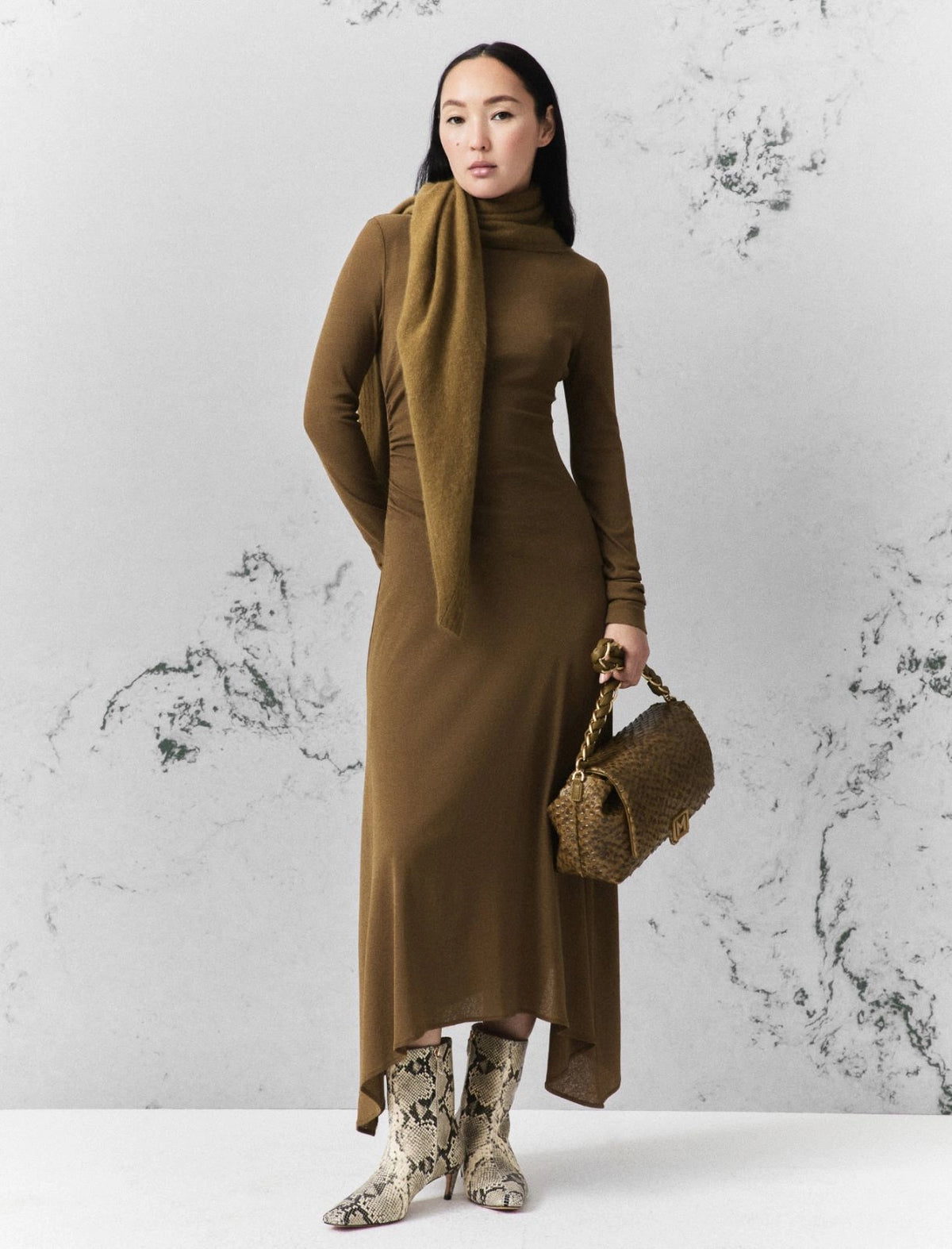 Marella Jersey Tulle Dress