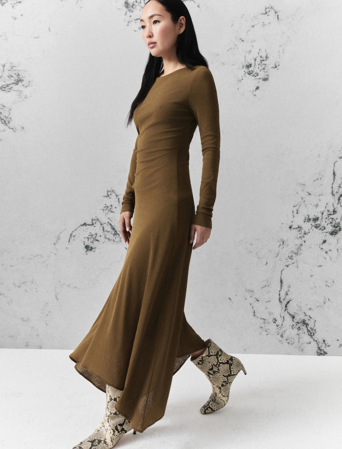 Marella Jersey Tulle Dress
