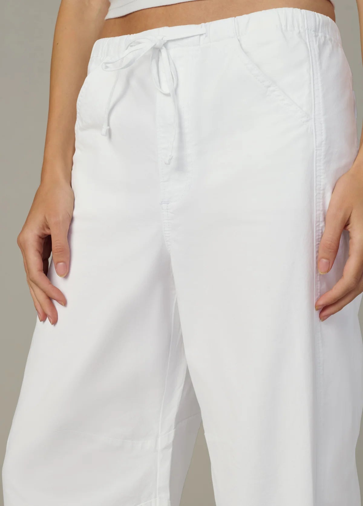 Joe's Jeans The Bowie Pull On High Rise Horseshoe - White