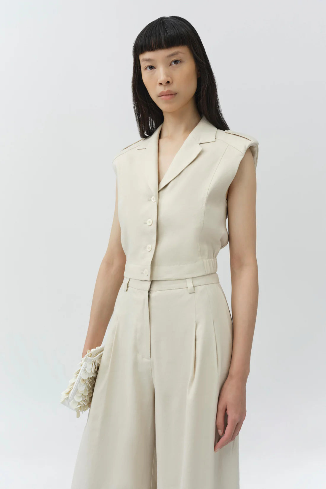 Simkhai Ramsey Linen Wide Leg Pant