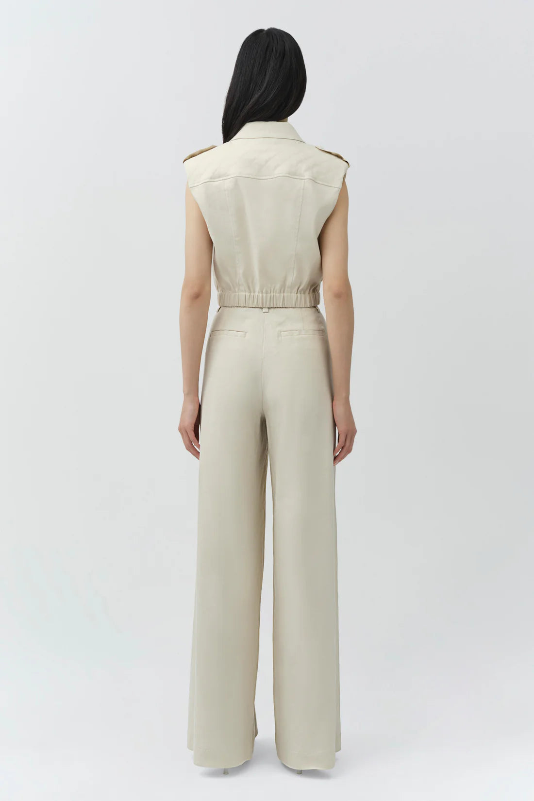 Simkhai Ramsey Linen Wide Leg Pant
