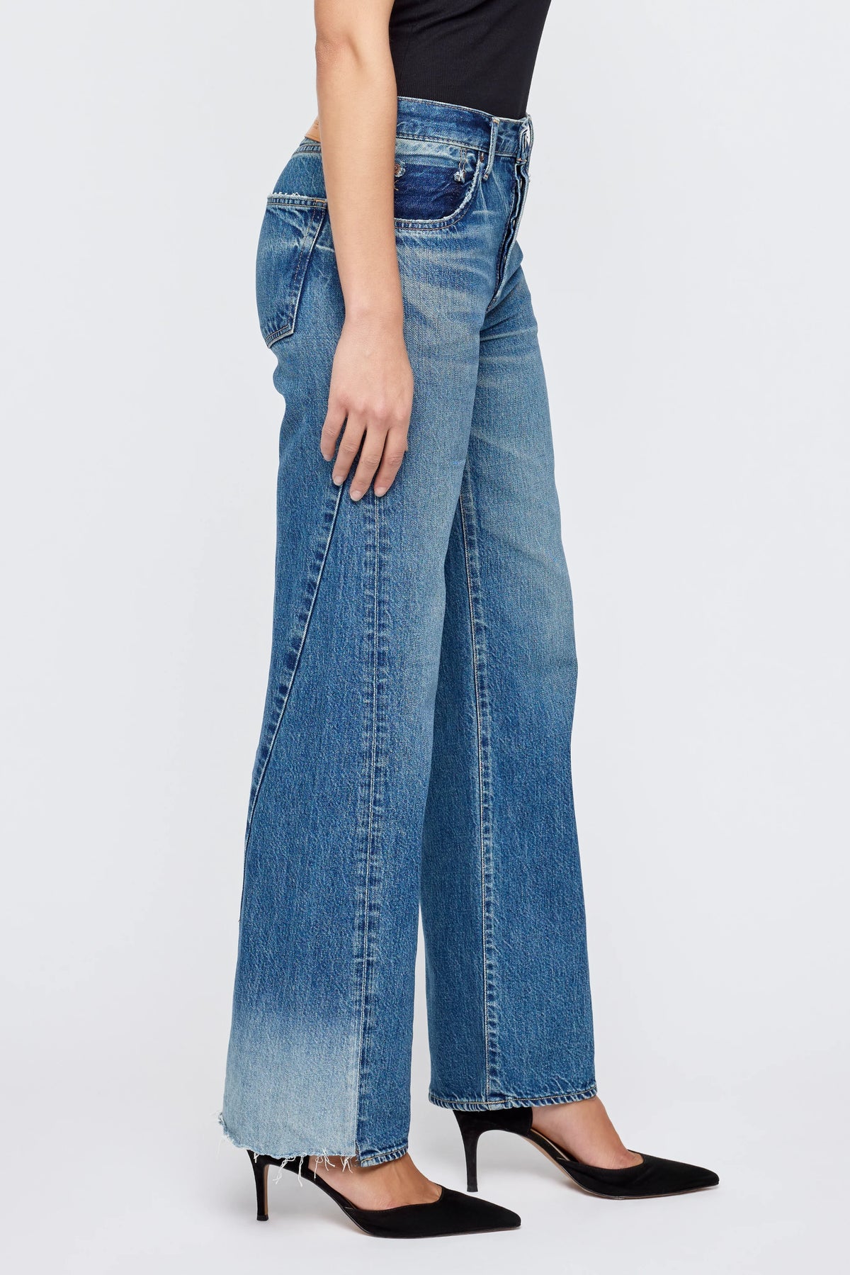 Moussy Panel Wide - Holyoke Jean