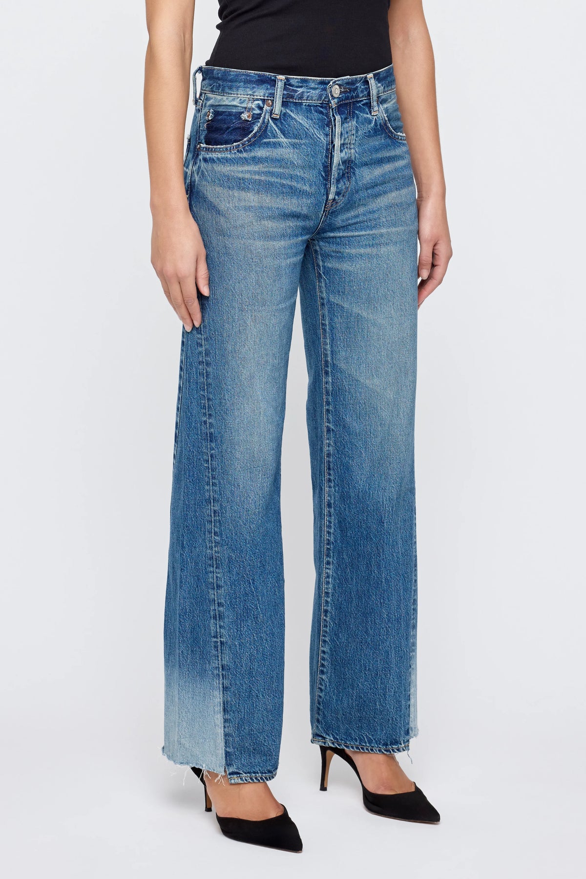 Moussy Panel Wide - Holyoke Jean