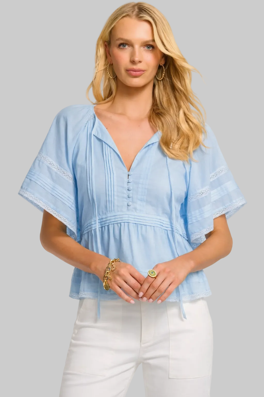 Ramy Brook Sherry Cotton Voile Blouse