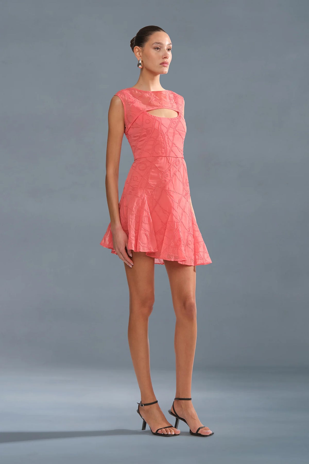 Amur Quartz Asymmetrical Mini Dress