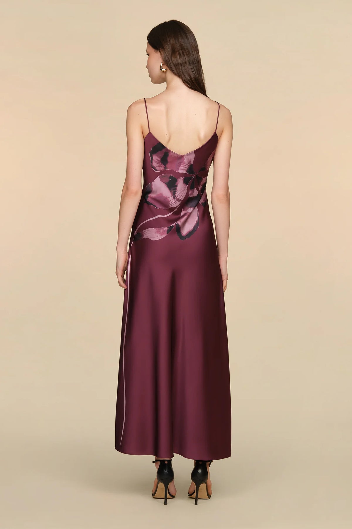 Amur Coralee Printed Bias Dress