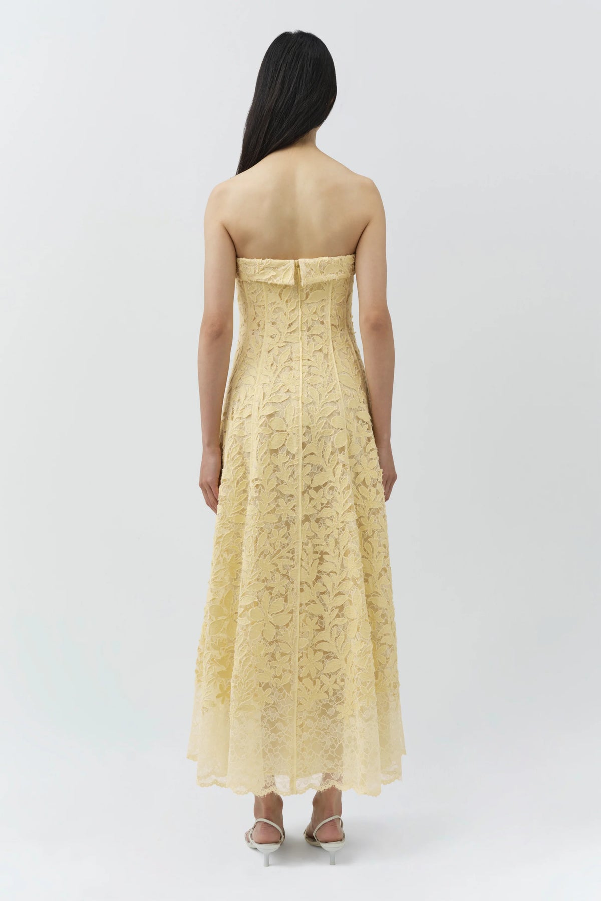 Simkhai Imogen Cotton Lace Bustier Dress
