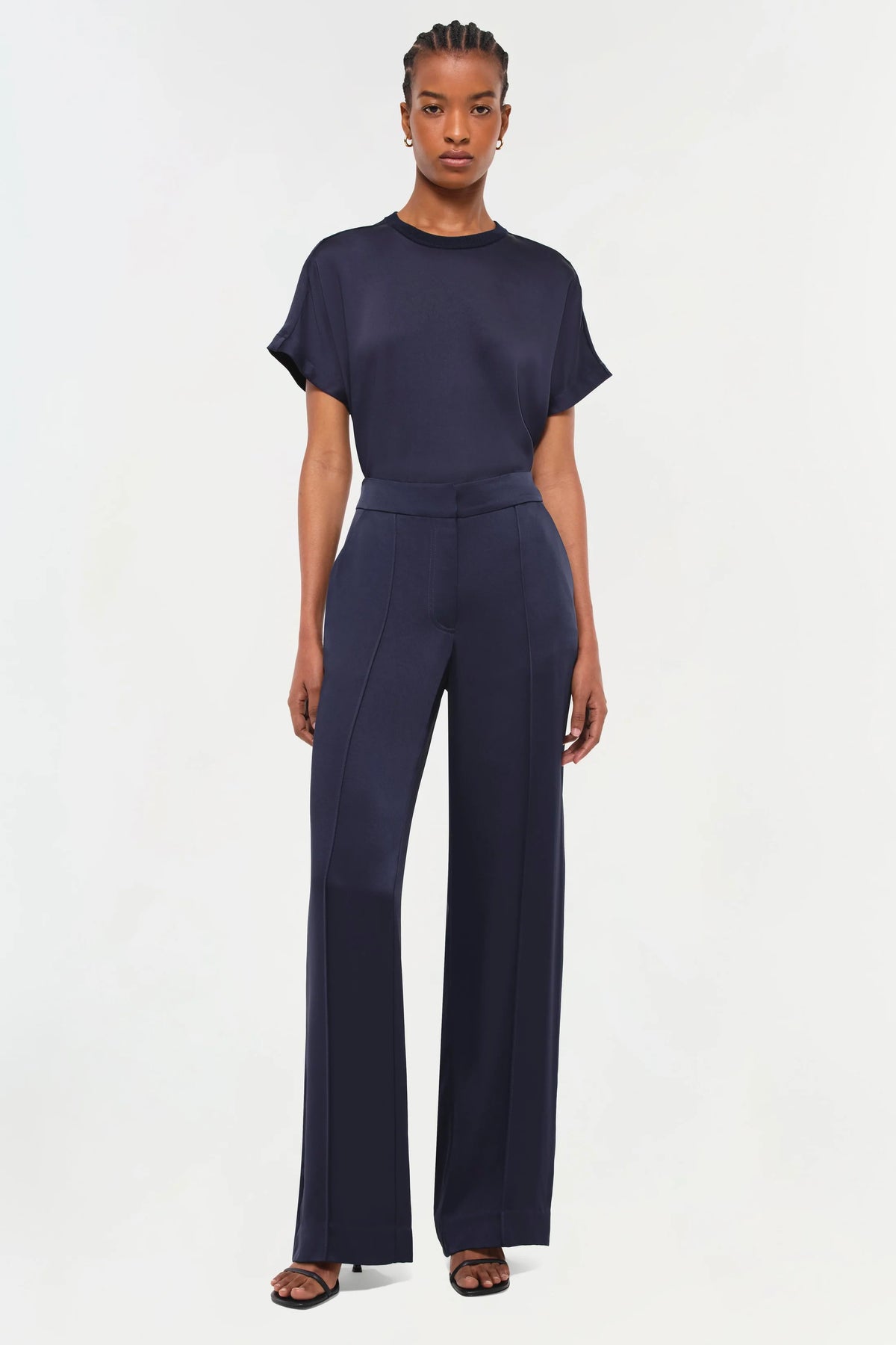 Simkhai Kyra Wide Leg Pant - Midnight