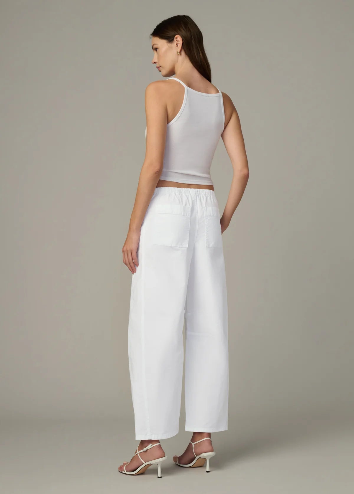 Joe's Jeans The Bowie Pull On High Rise Horseshoe - White
