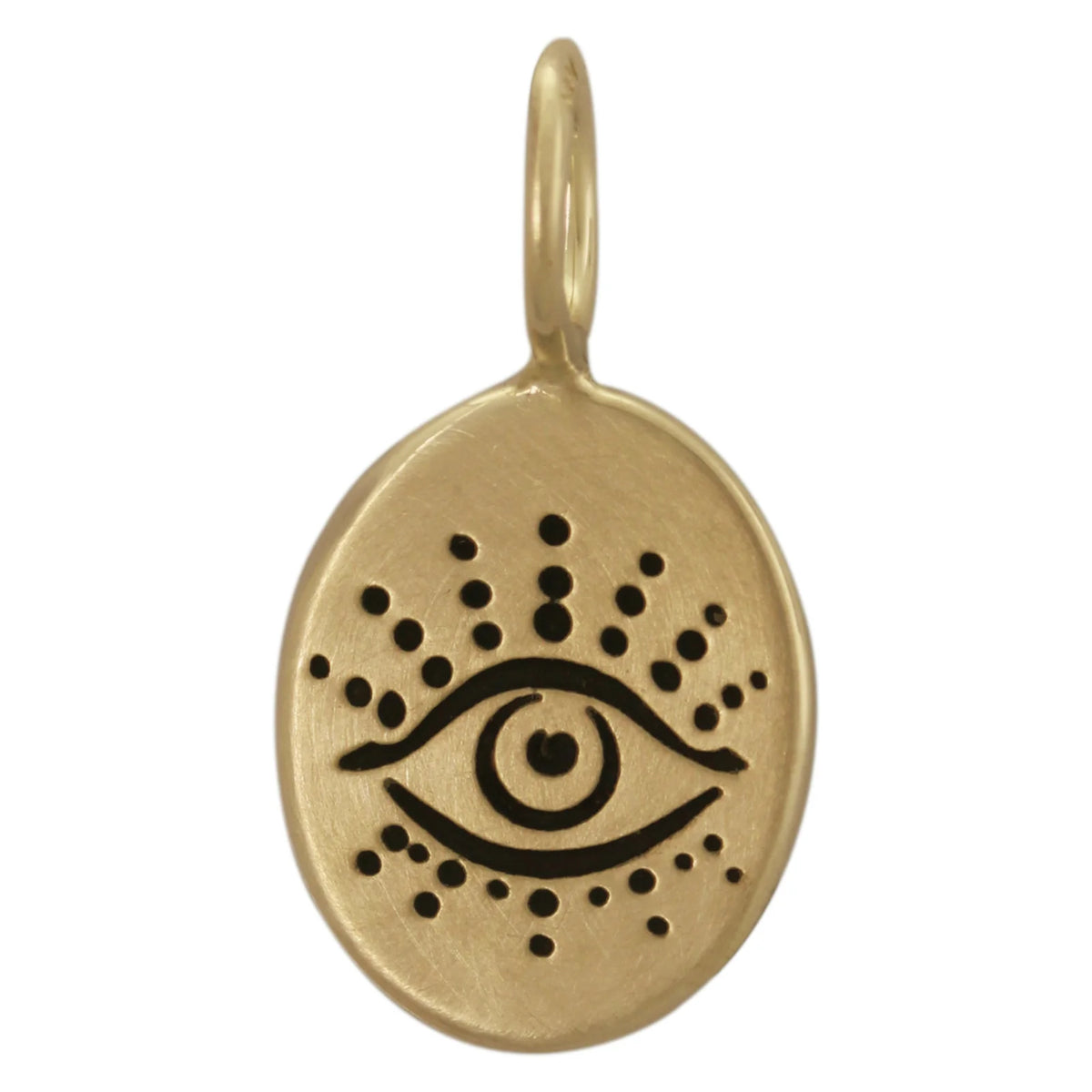 Heather B. Moore Evil Eye Oval Charm