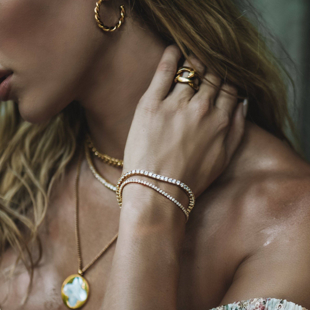 Sahira Chloe Tennis Bracelet