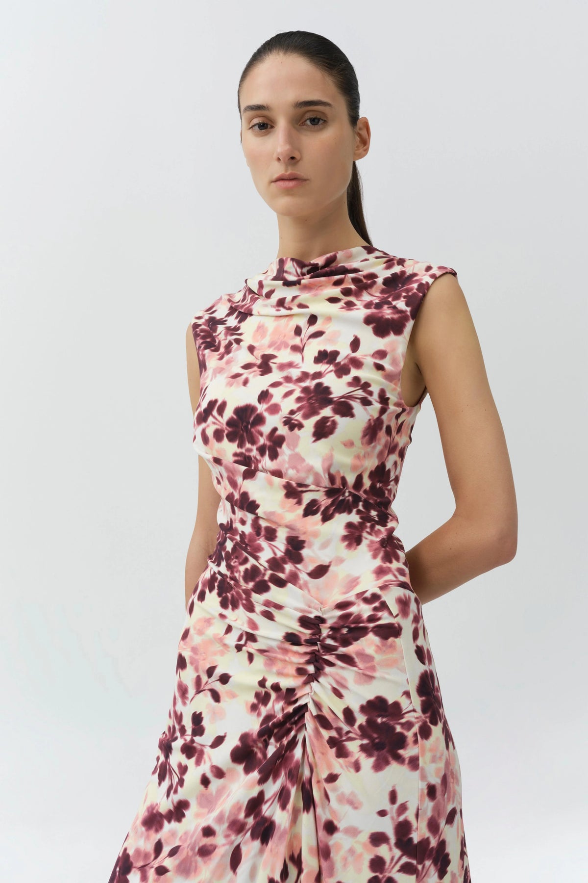 Simkhai Acacia Dress - Fig Multi