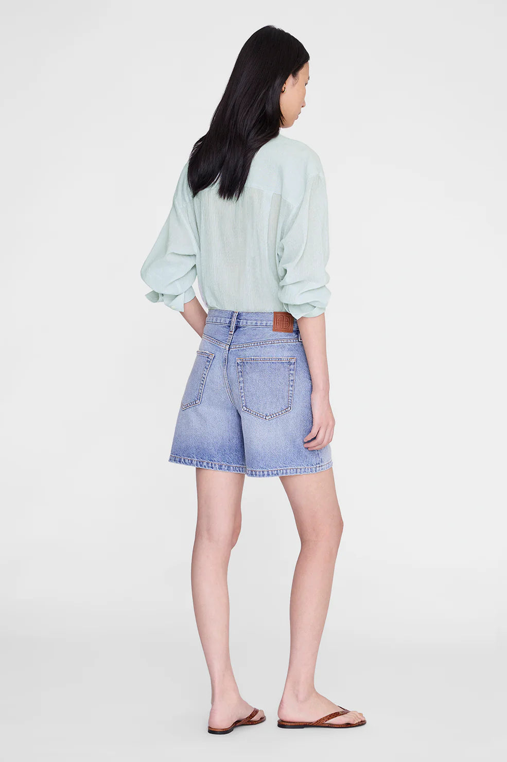 Anine Bing Delaney Short - Arbor Blue