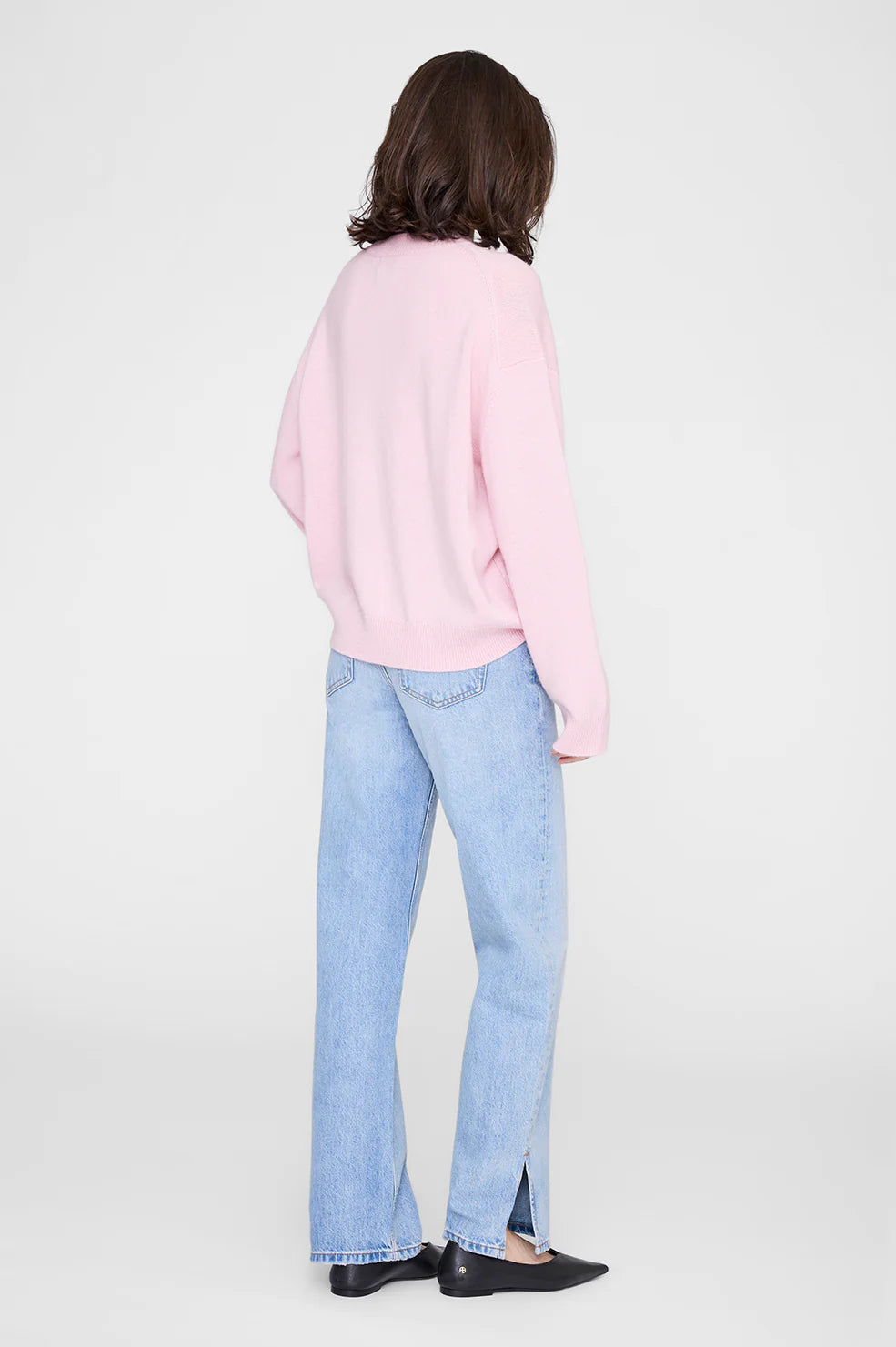 Lee Crew Sweater - Powder Pink