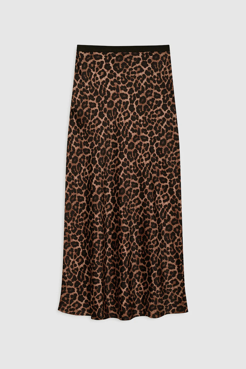 Printed Bar Silk Skirt