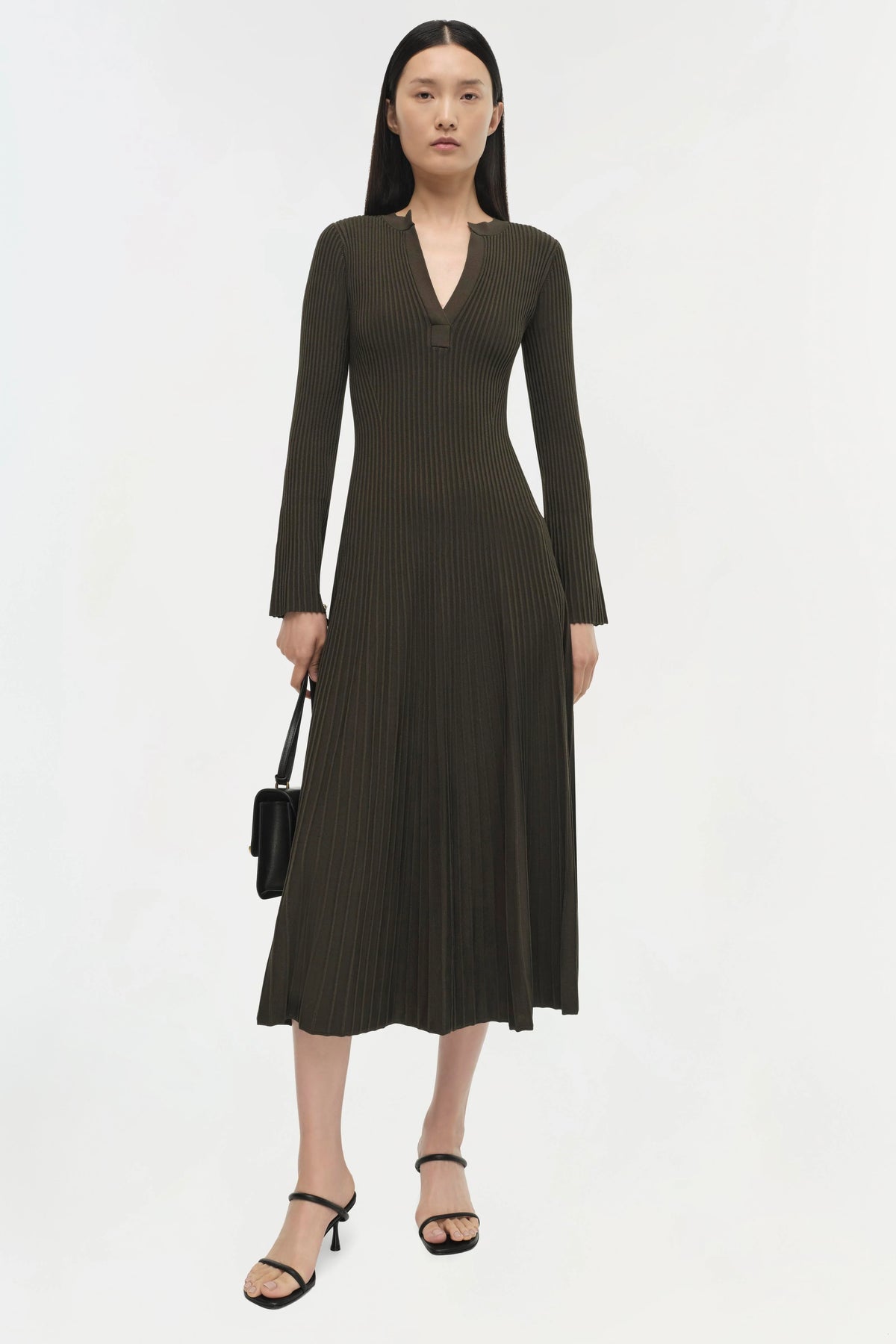 Genna L/S Midi Dress