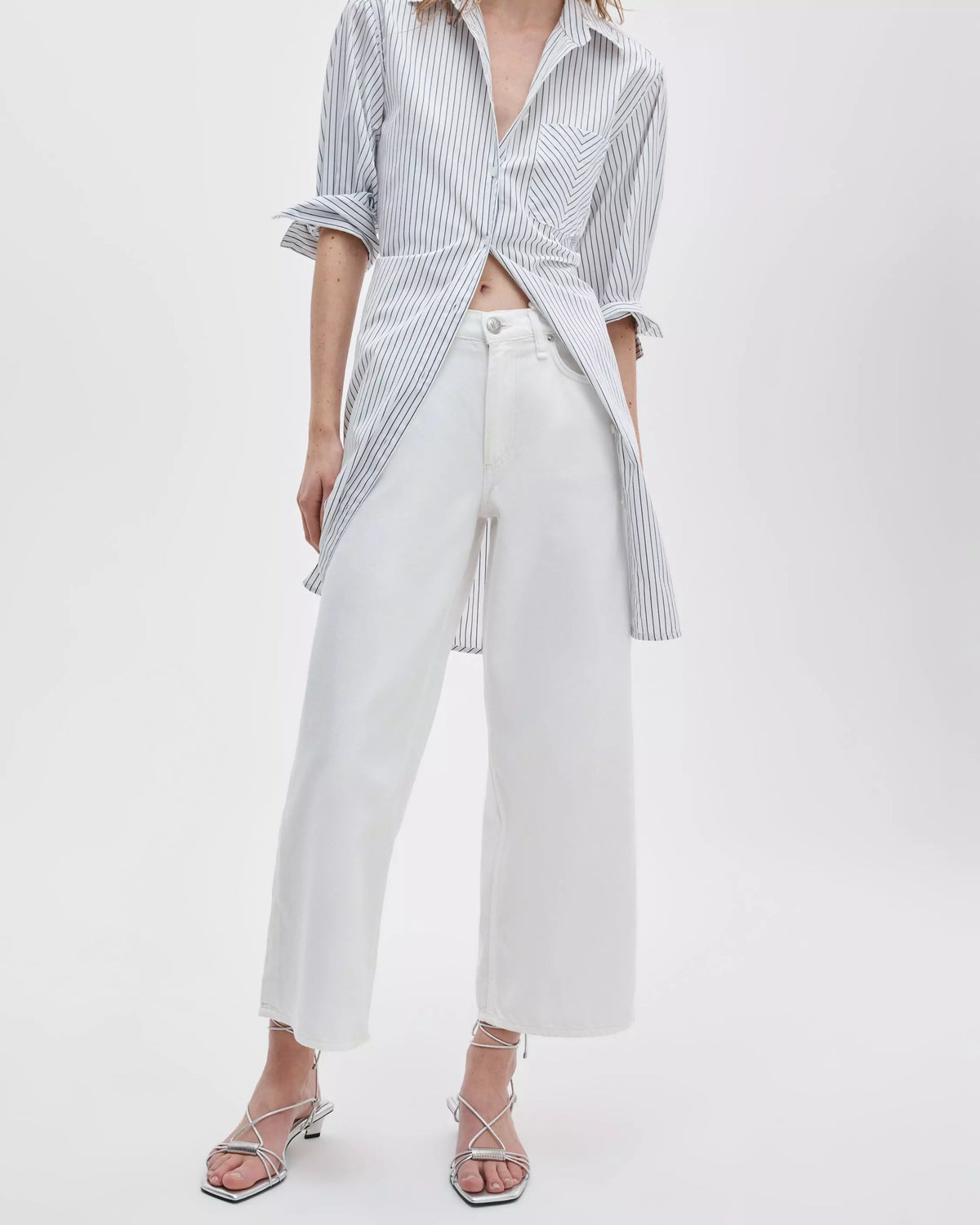 rag & bone Andi Featherweight Ankle Wide Pant