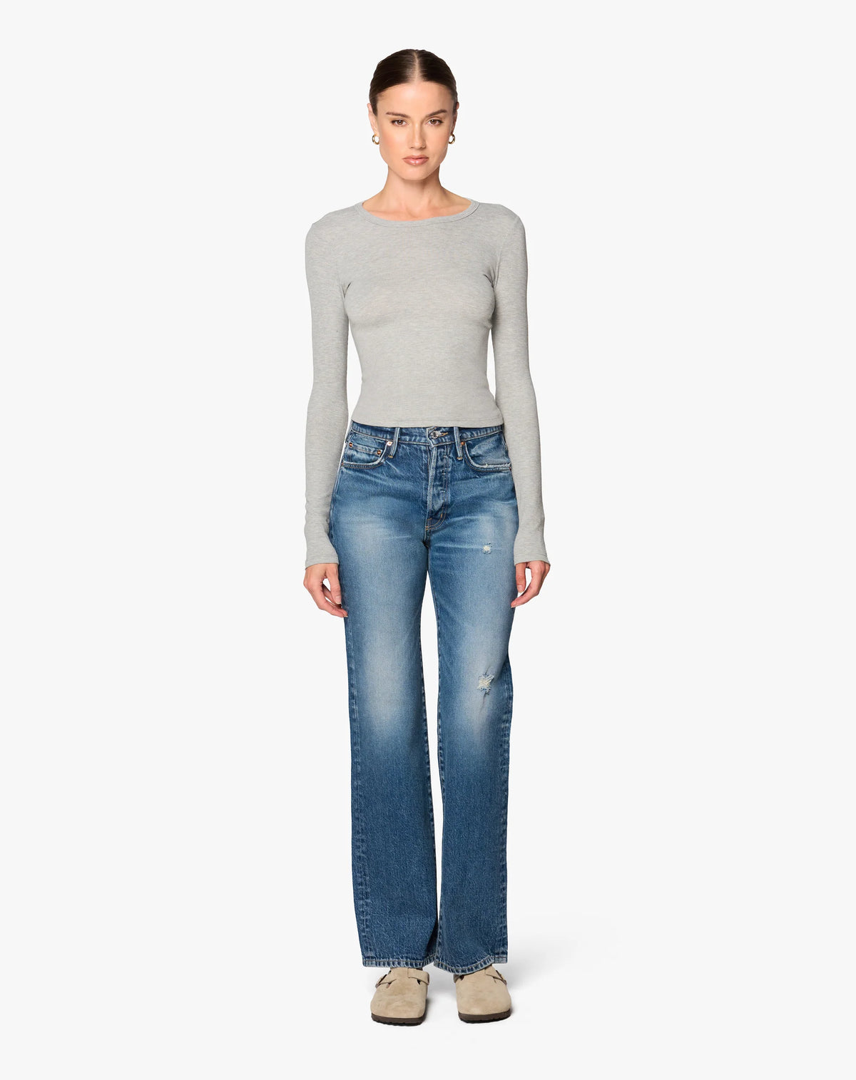 Betro Simone Chloe Long Sleeve - Heather Grey