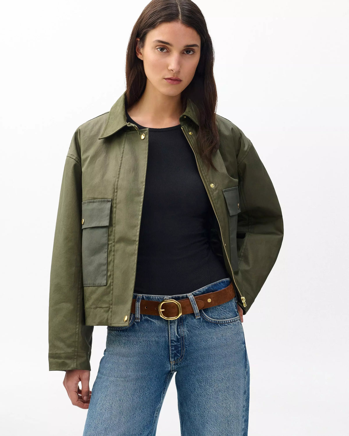 rag & bone Audrey Belt - Umber Suede
