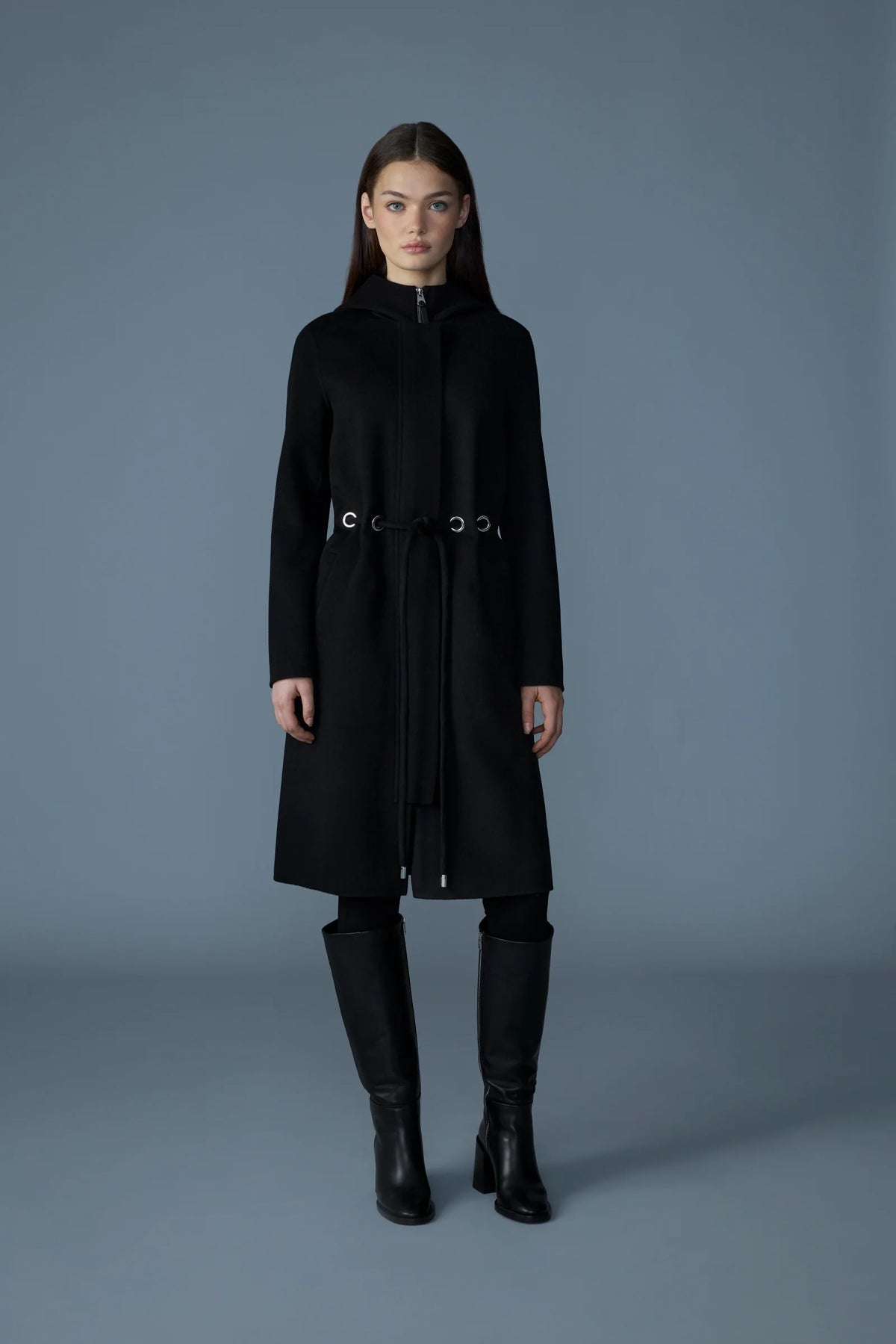 Mackage Blithe Handmade Wool Coat - Black