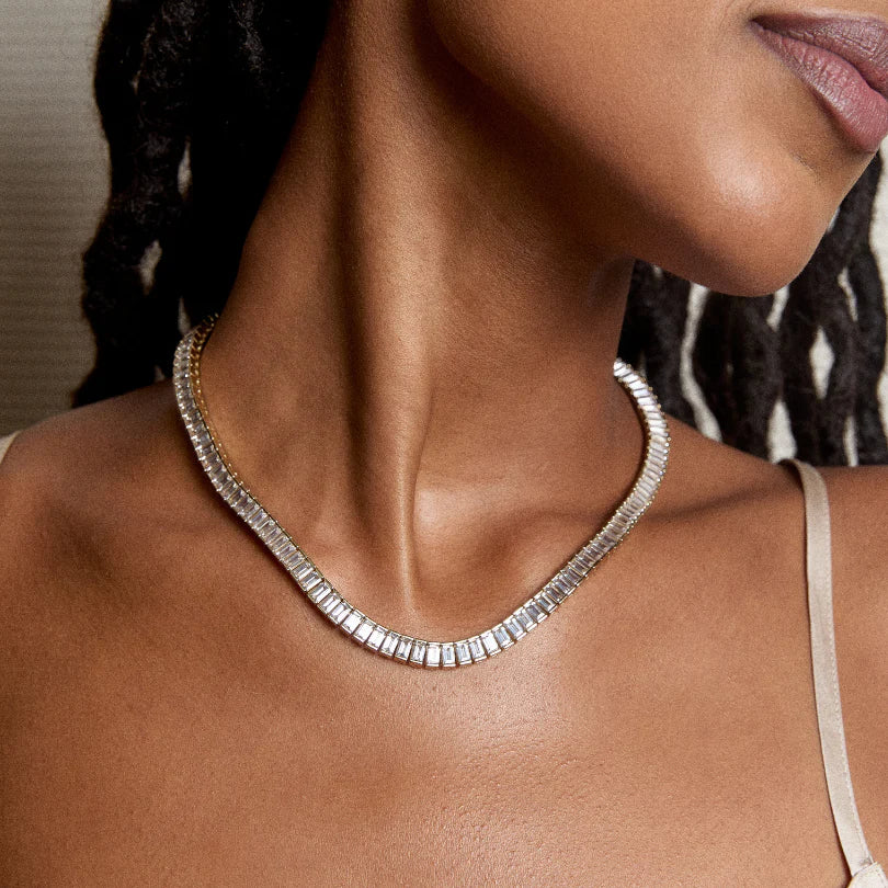 Hart Baguette Tennis Necklace