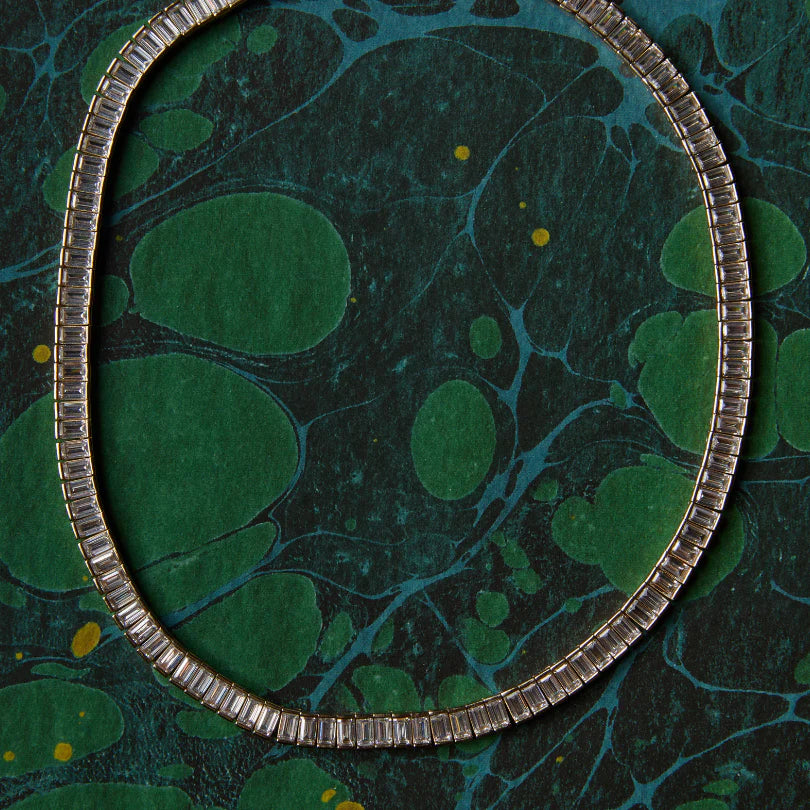Hart Baguette Tennis Necklace