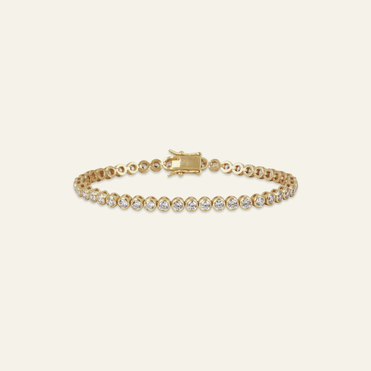 Bezel Tennis Bracelet