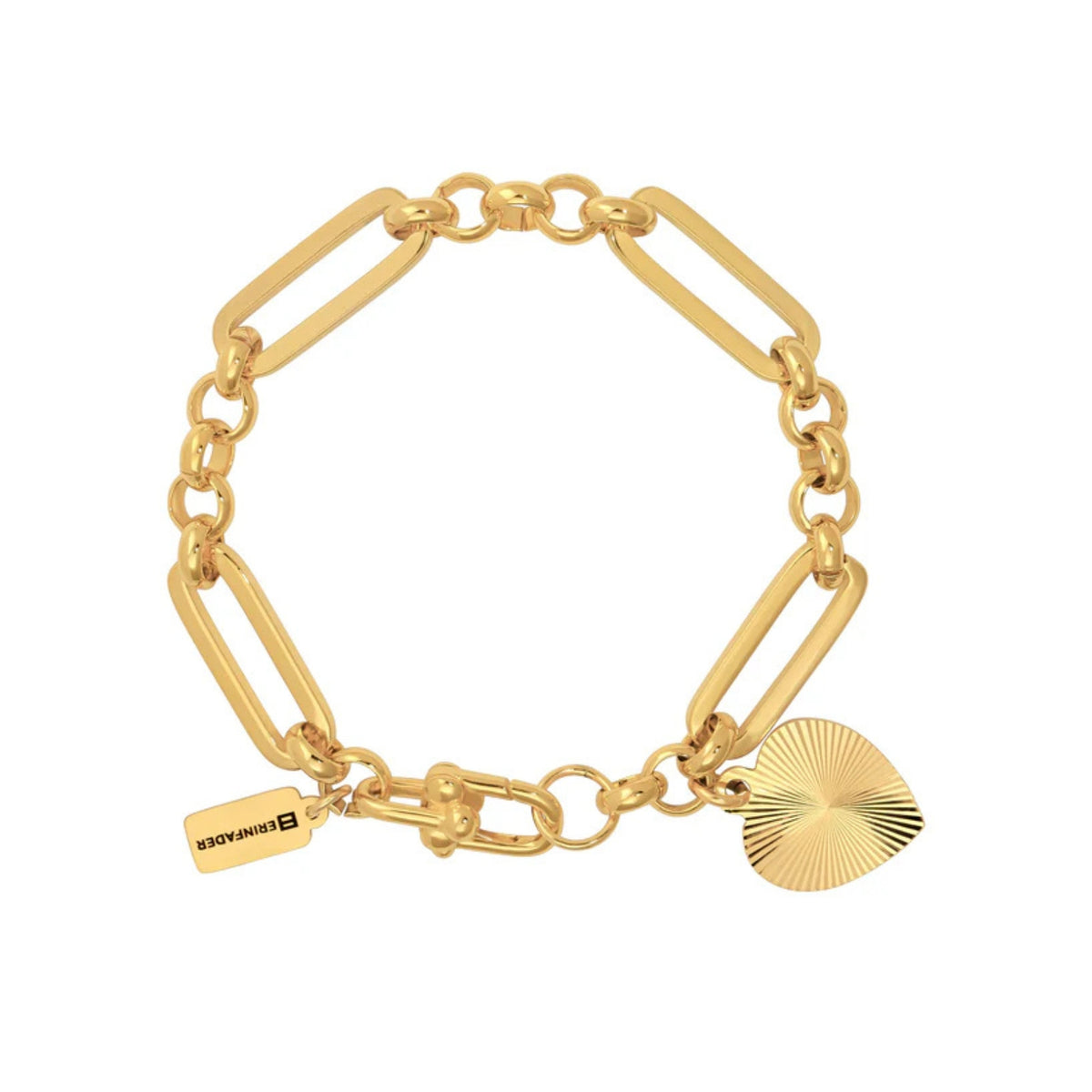 Isla Chain Bracelet with Heart Charm