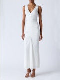 Inez V-Neck Midi Dress
