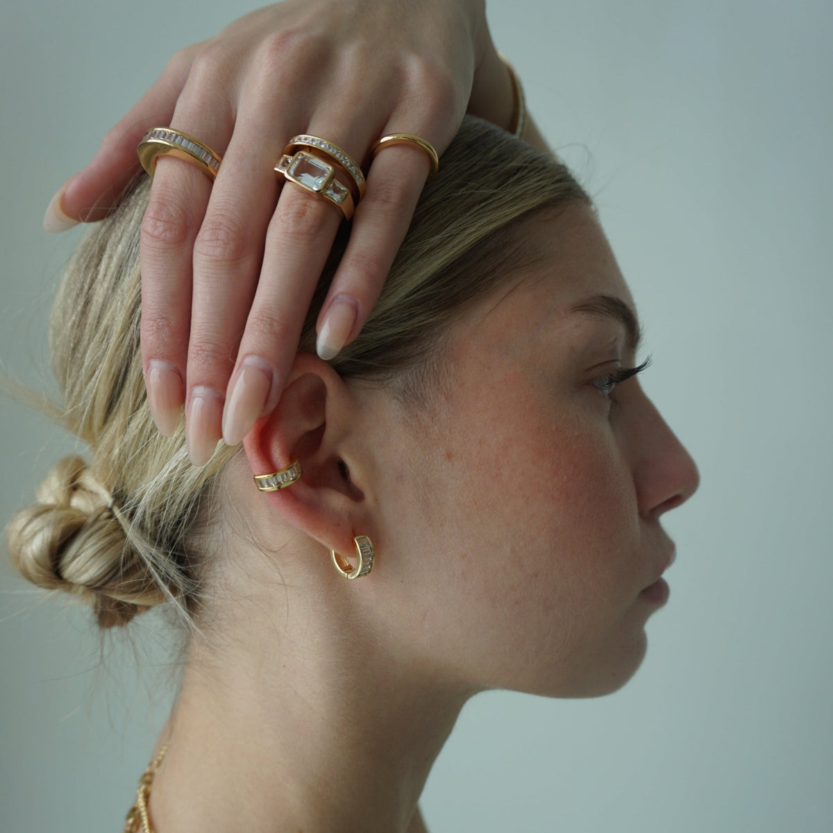 Forever Huggie Hoops