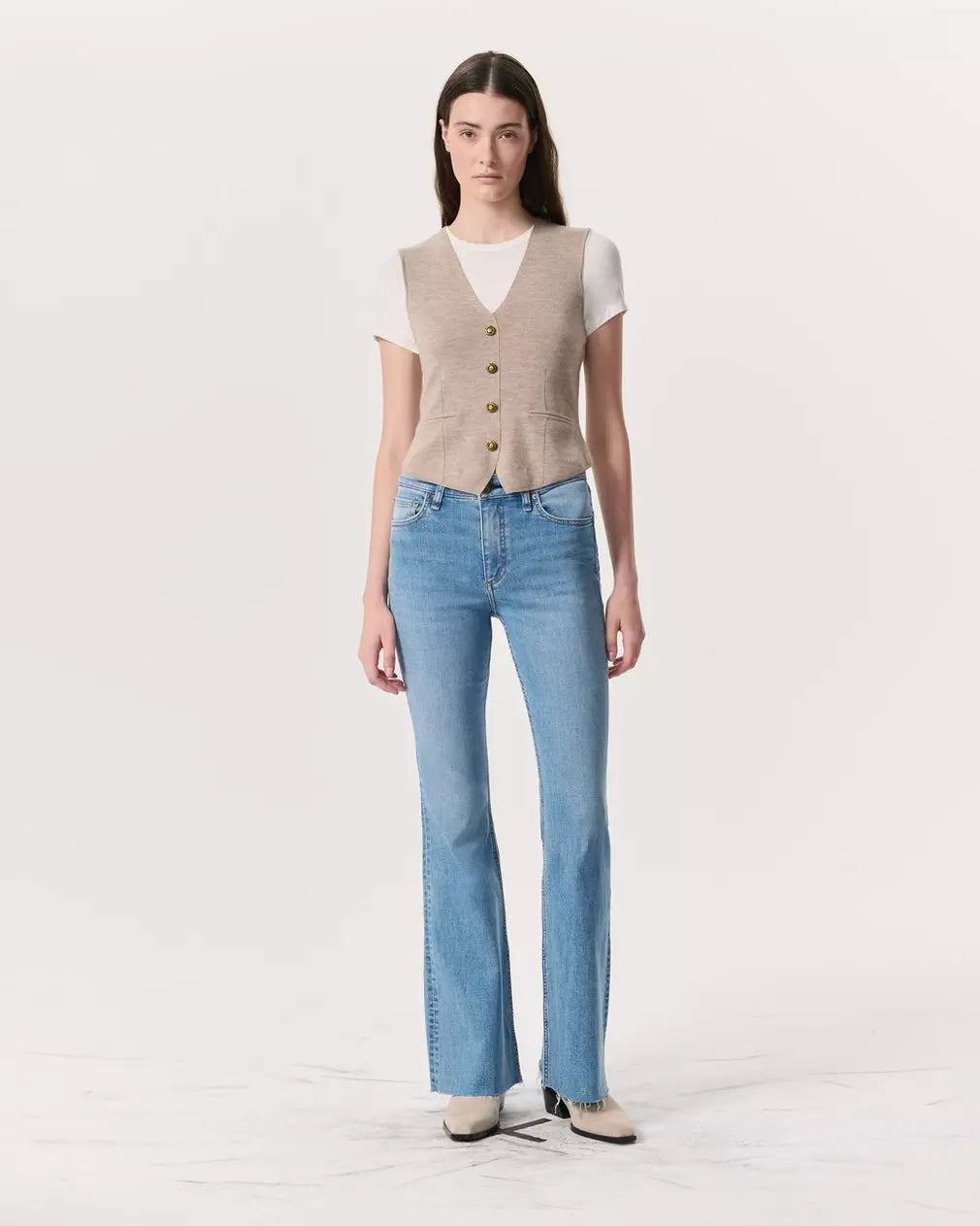 Flexi Dahlia Mid-Rise Flare