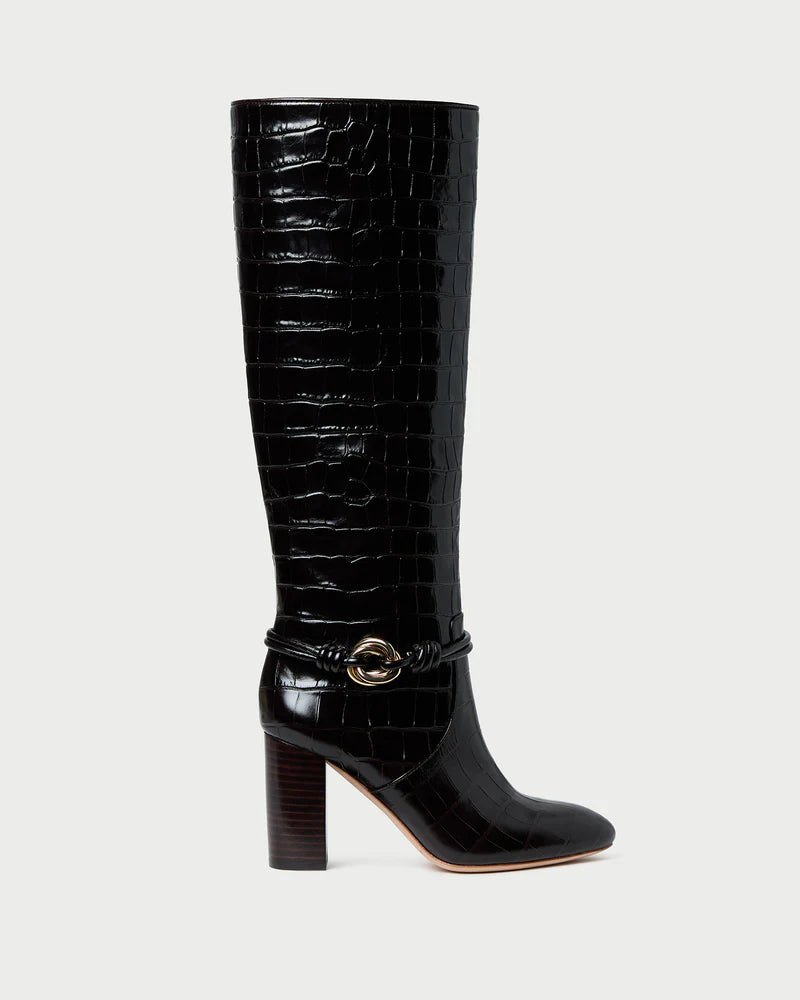 Goldy Tall Boot - Ebony