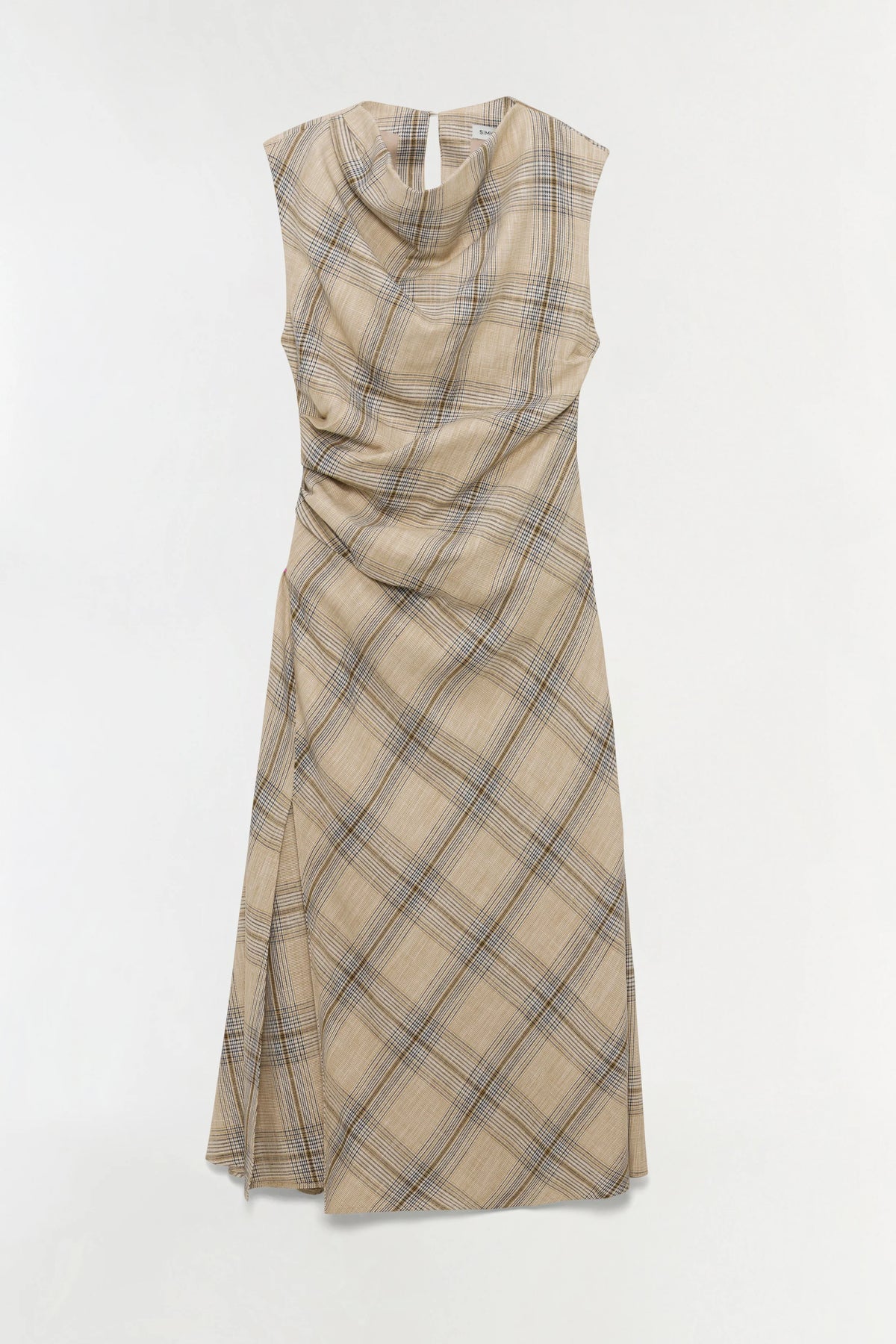 Burke Draped Midi Dress