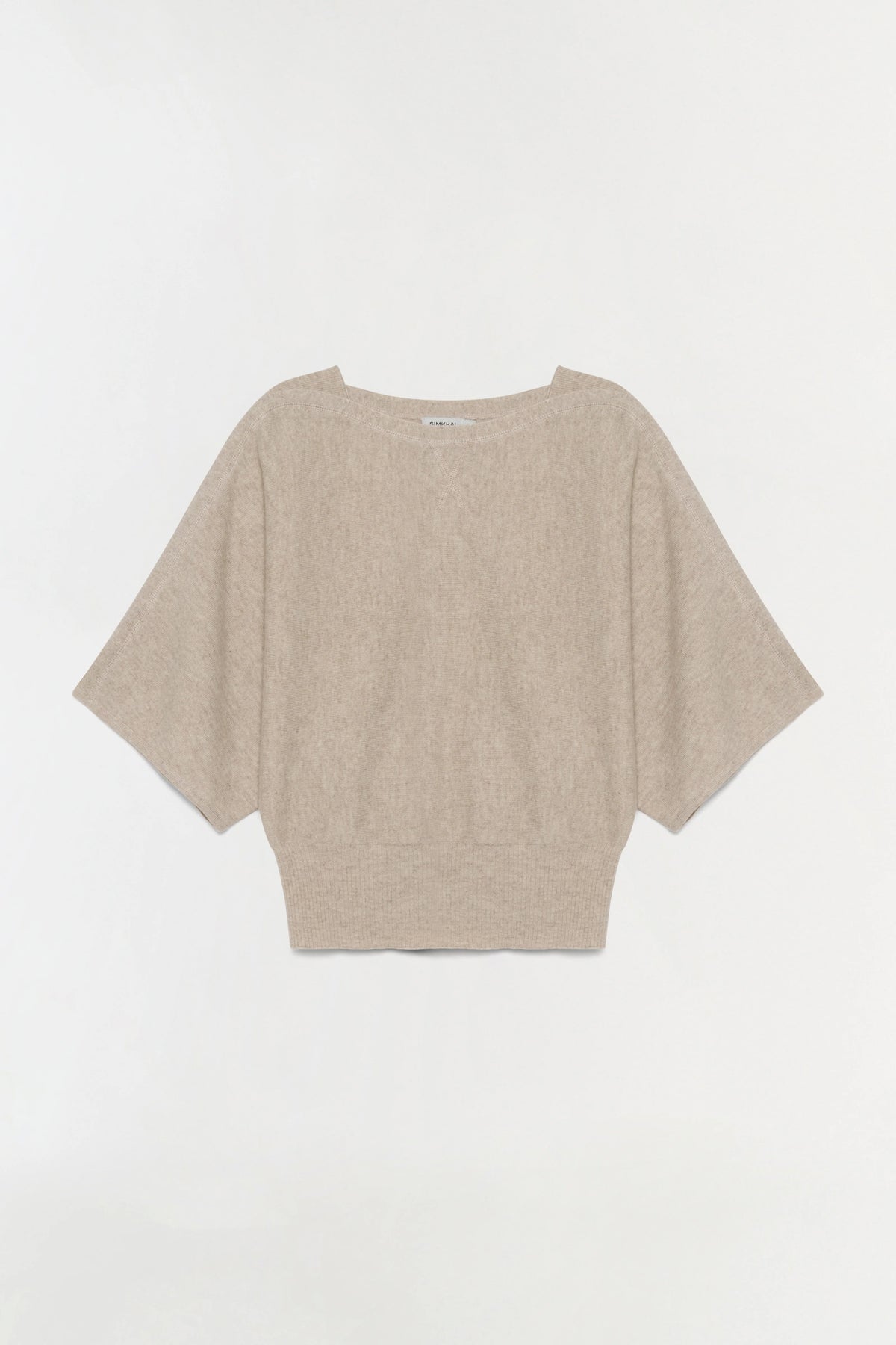 Simkhai Shai Dolman Boxy Tee - Stone